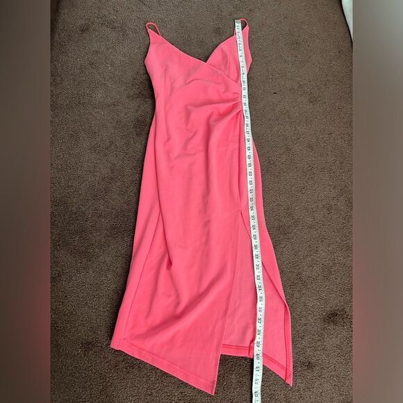 NWT Hello Molly Quiet Dancer Midi Dress in Pink - Picture 14 of 15